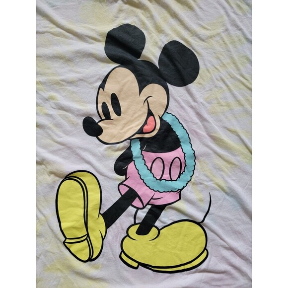 Divided By H&M Mickey Mouse Disney T-Shirt Size Large Tie Dye PreOwned - Picture 4 of 10